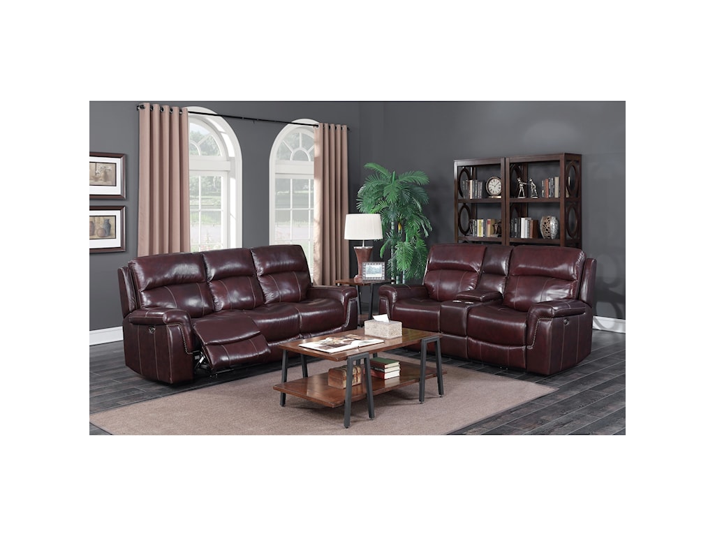 happy leather james reclining sofa